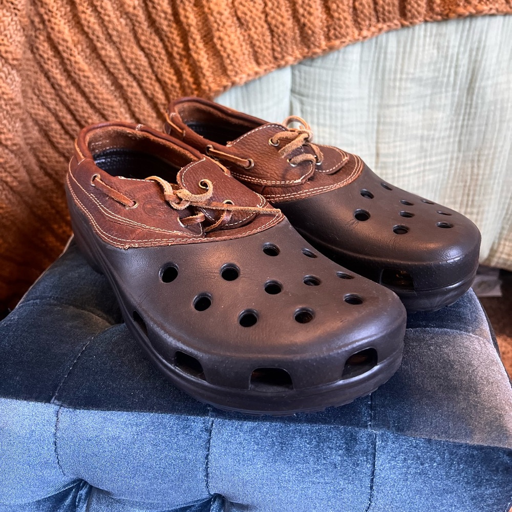 Crocs Islander Pitcrew boat shoe clog